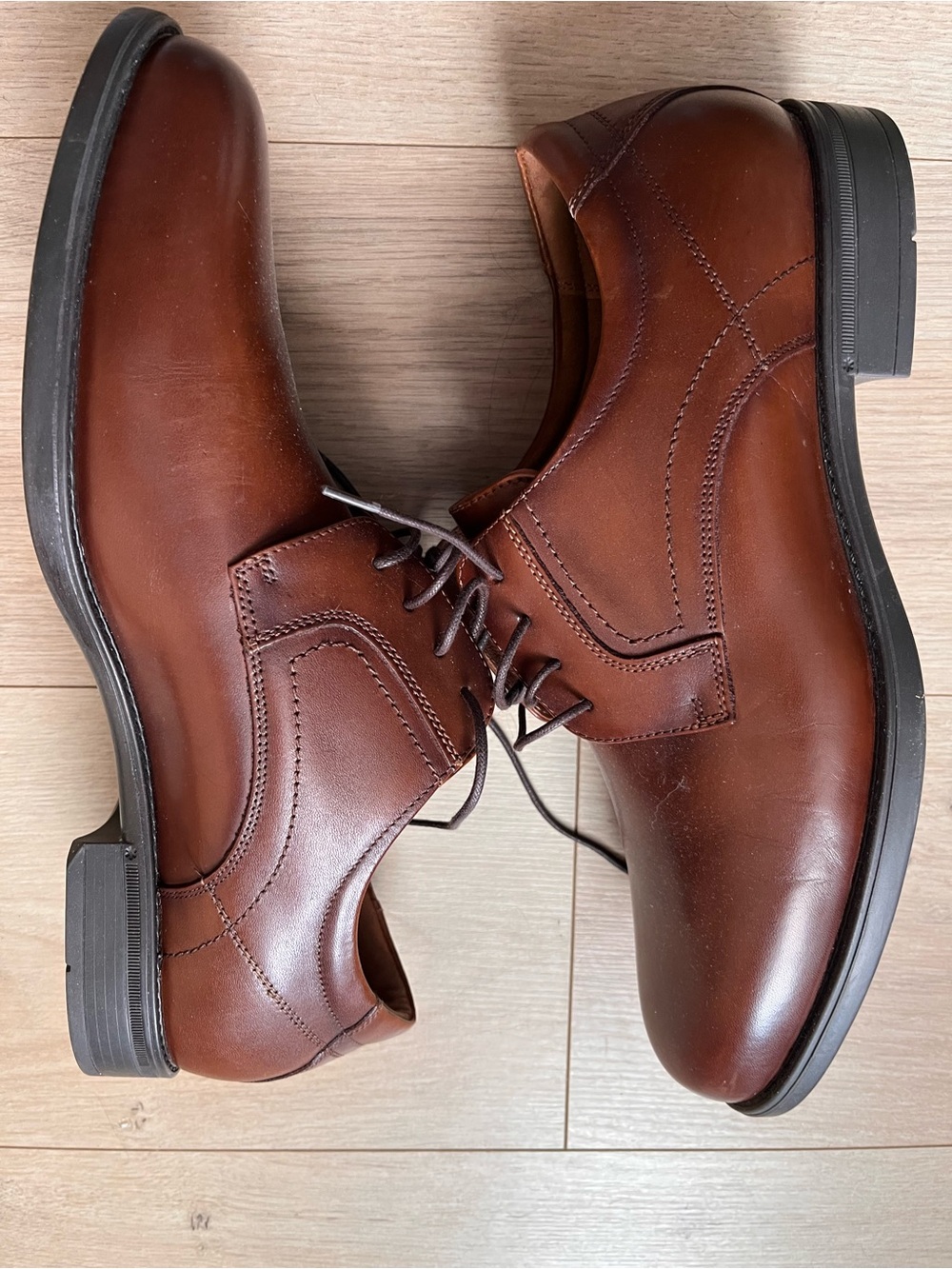 Florsheim Midtown Plain-Toe Oxford leather dress shoes